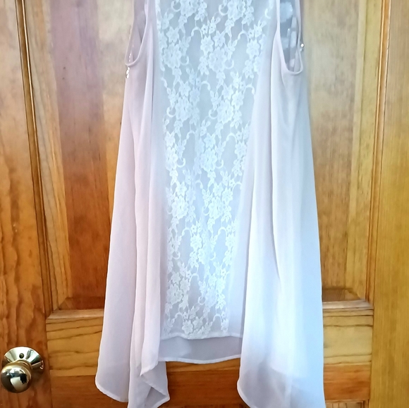 Express Sequin Sheer top - Picture 4 of 6